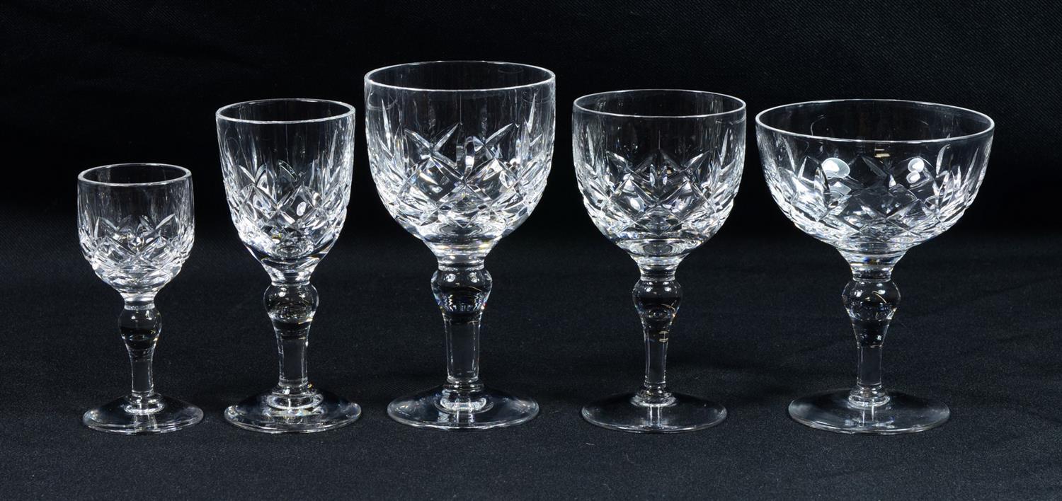 Appraisal: Pieces Stuart Regent Crystal Stems wine - h wine -