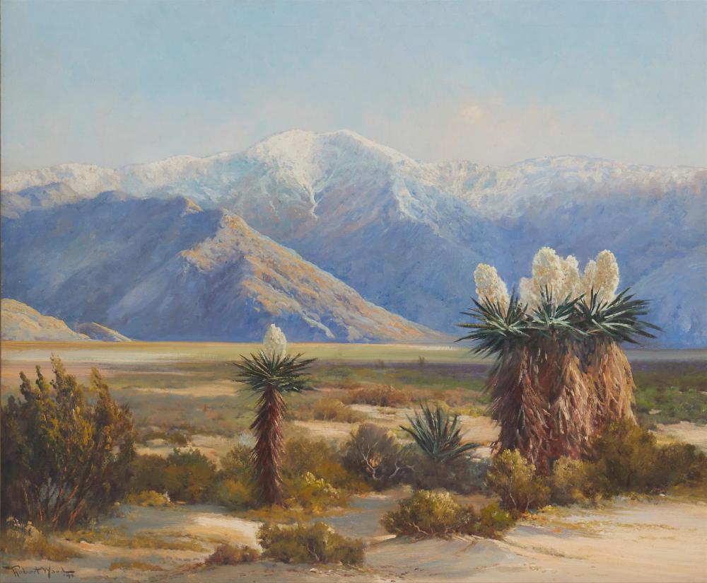 Appraisal: Robert Wood - Canadian San Jacinto Mountains Oil on canvas