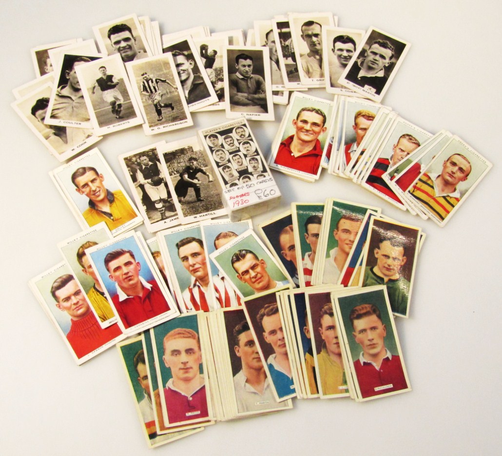 Appraisal: Various cigarette cards comprising Players Cigarettes Association Cup Winners in