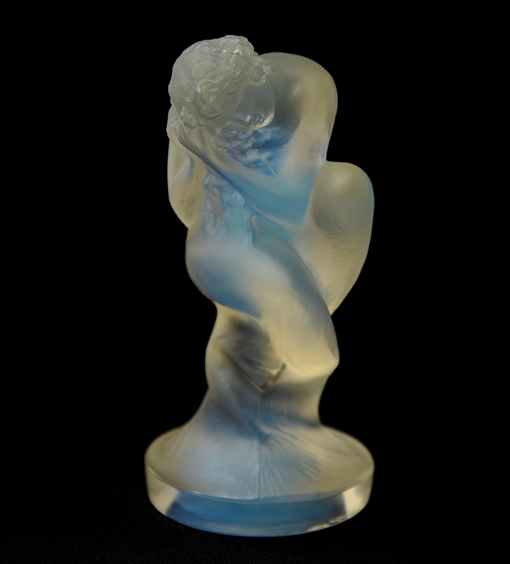 Appraisal: RENE LALIQUE SIRENE OPALESCENT CAR MASCOT Circa 's slight opalescence