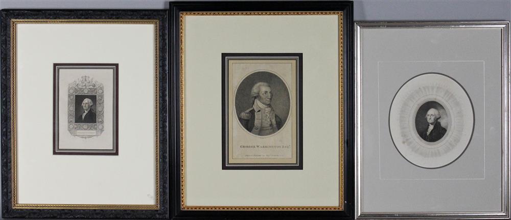 Appraisal: JAMES BARTON LONGACRE AMERICAN - GEORGE WASHINGTON along with FOUR