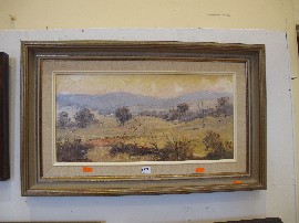 Appraisal: J COLIN ANGUS OXLEY LANDSCAPE OIL ON CANVAS BOARD