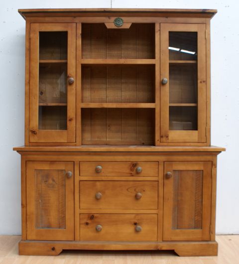 Appraisal: A contemporary pine kitchen dresser cm wide cm deep cm