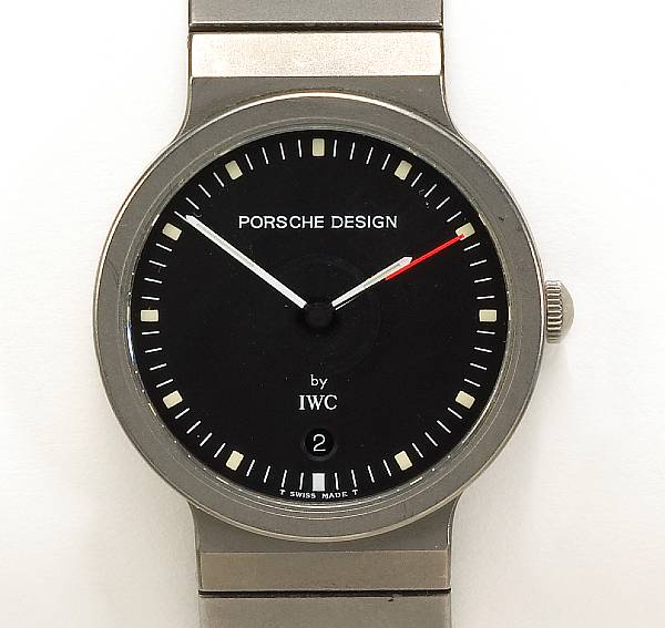 Appraisal: A gent's titanium wristwatch International Watch Company Porsche Design dial