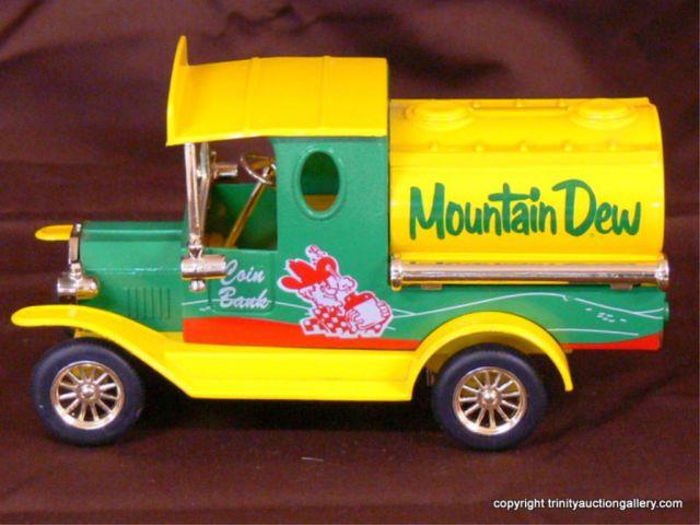 Appraisal: Mountain Dew Die Cast Delivery Truck Coin Bank - complete