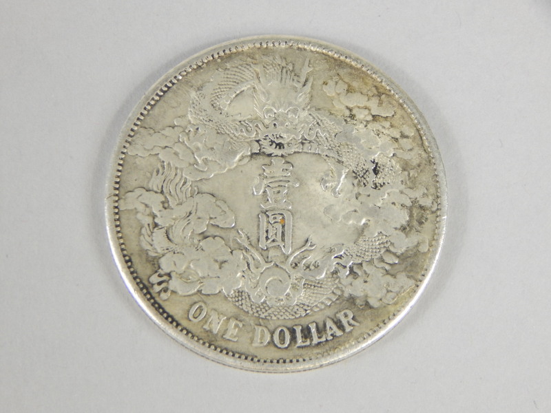 Appraisal: A Chinese one dollar silver coin