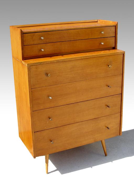 Appraisal: PAUL MCCOBB PLANNERS GROUP MID CENTURY MODERN CHEST drawers over