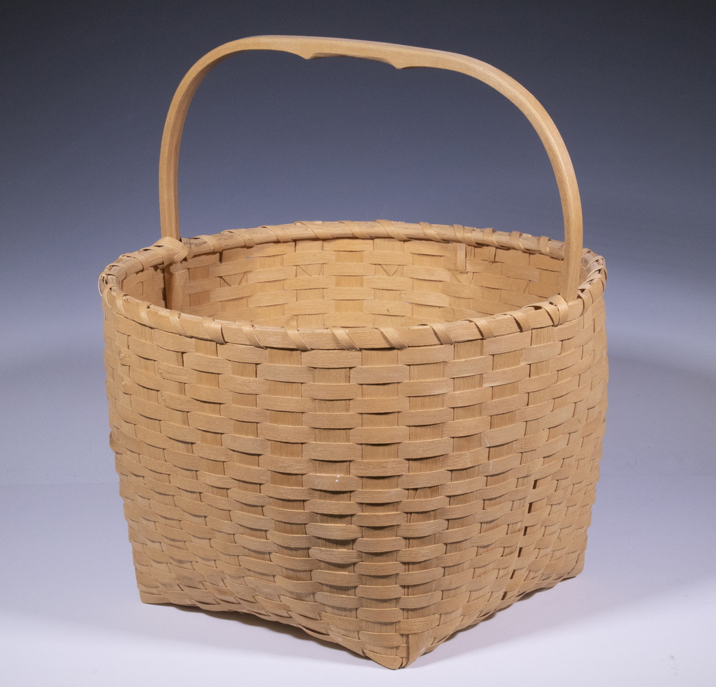 Appraisal: MIC MAC BASKET BY CHIEF GREG MCEWAN Finely Crafted Ash