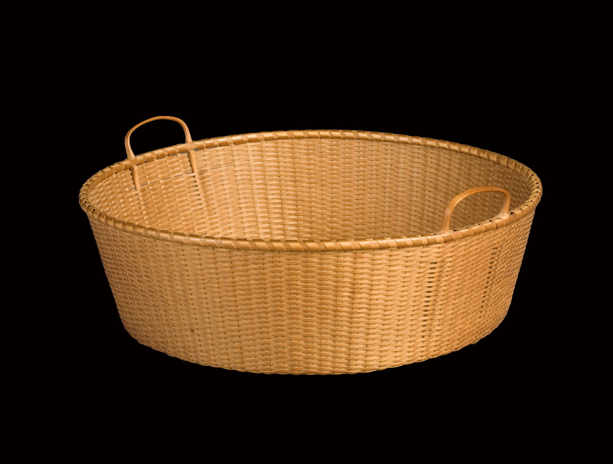 Appraisal: RARE AND IMPORTANT SHAKER BASKET MOUNT LEBANON NEW YORK CIRCA