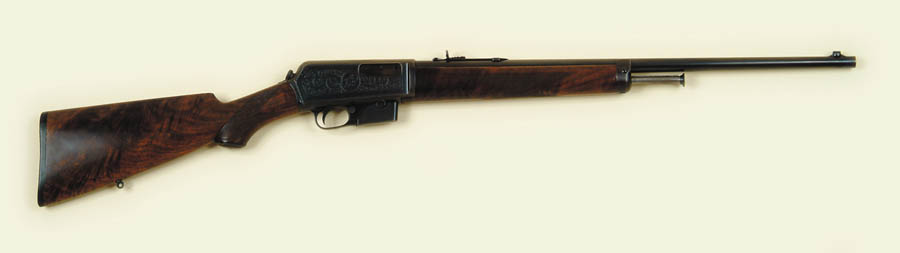 Appraisal: ENGRAVED WINCHESTER MODEL SEMI AUTO RIFLE Cal SL SN Scarce