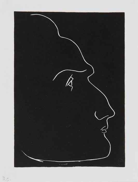 Appraisal: After Henri Matisse Portait de Monthelant No I linocut inscribed