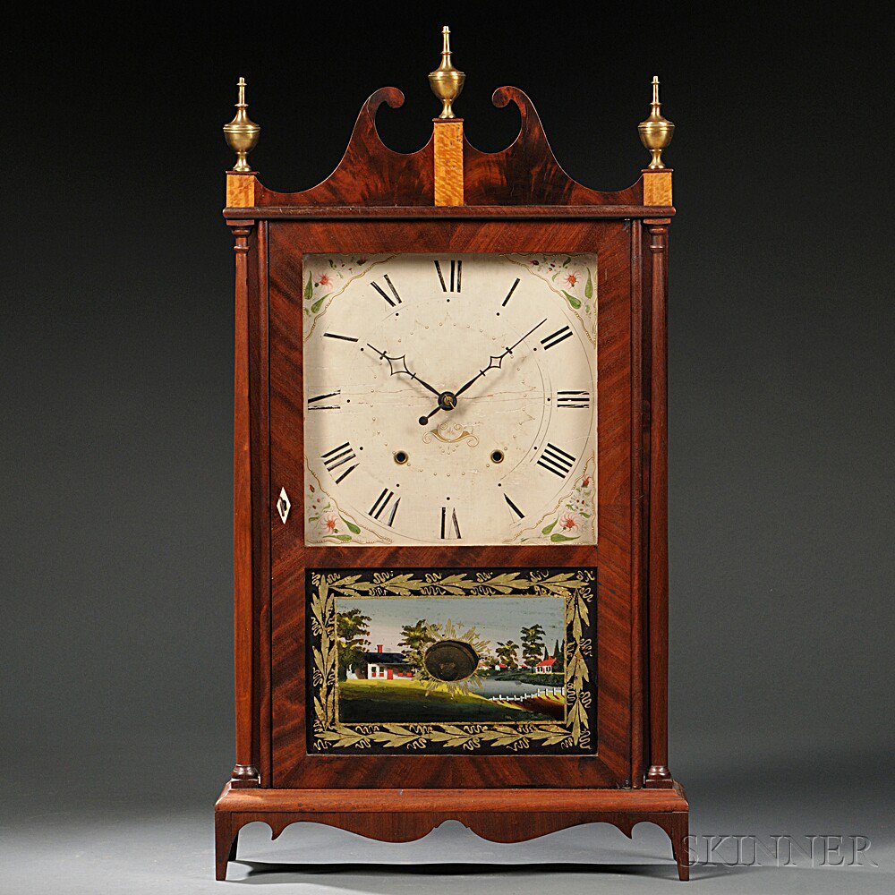 Appraisal: Seth Thomas Pillar and Scroll Shelf Clock Thomaston Connecticut c