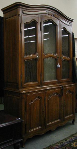 Appraisal: John Widdicomb Two-Piece China Cabinet French Style