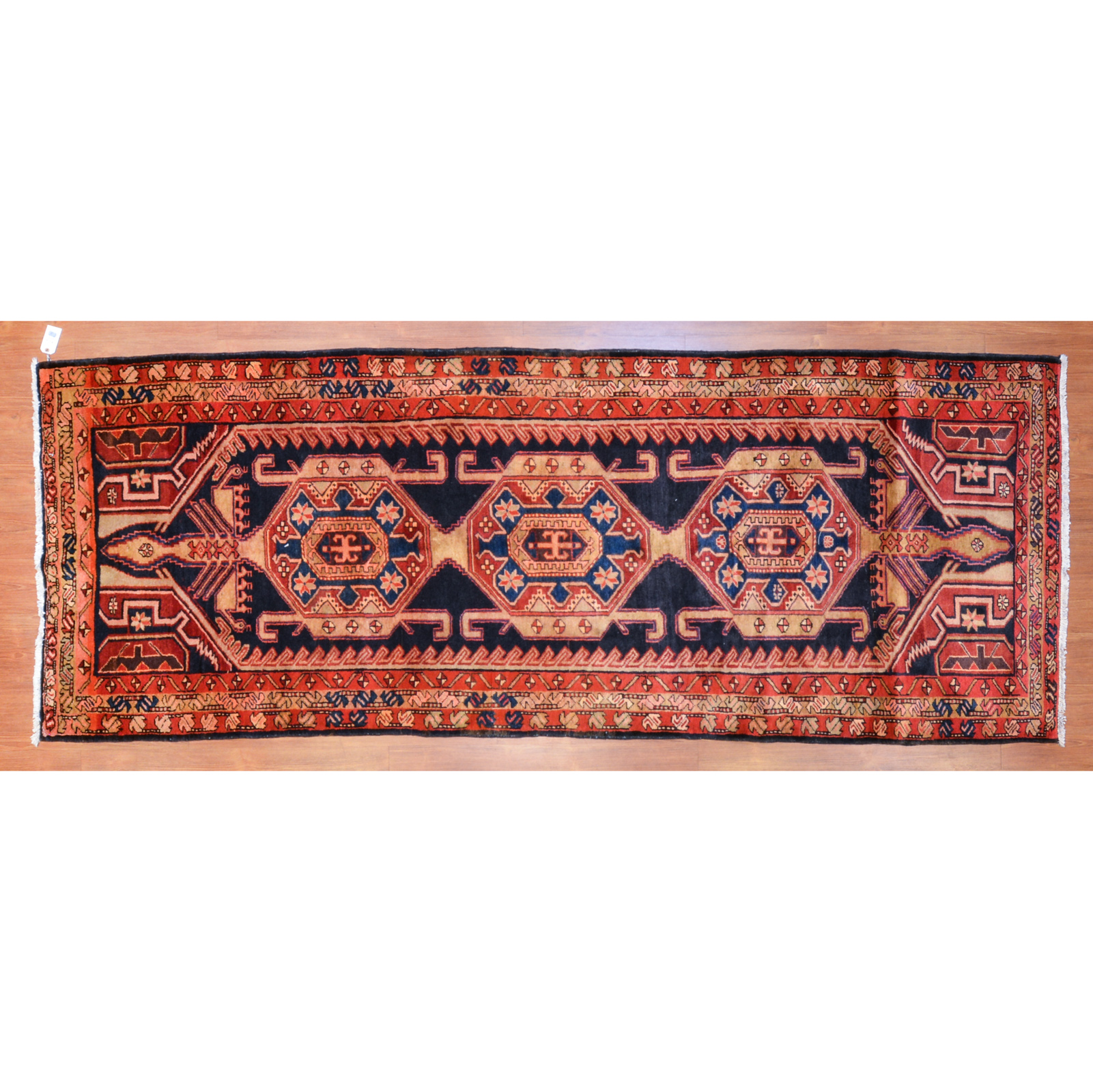 Appraisal: NORTHWEST RUNNER CAUCASUS X Fourth quarter- th century hand-knotted wool