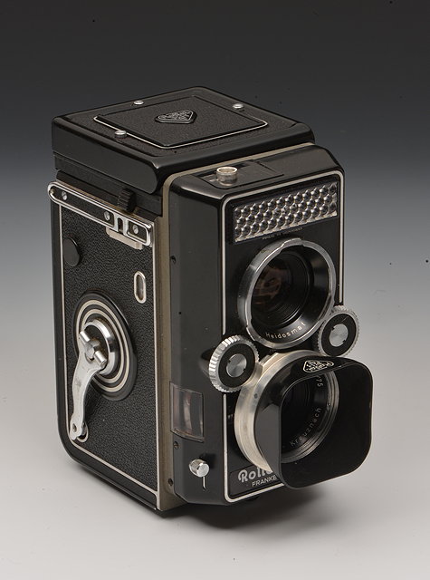 Appraisal: THE ROLLEI MAGIC FRANKE HEIDECKE GERMAN-MADE CAMERA in original leather