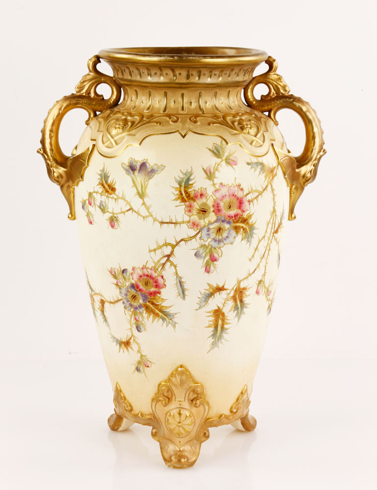 Appraisal: - th C German Royal Bonn Vase th century German