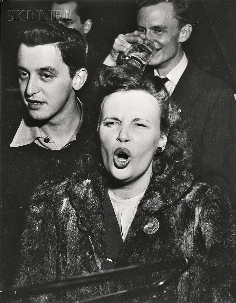 Appraisal: Arthur Fellig called Weegee Austrian American At a Jazz Club