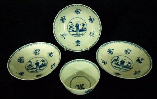 Appraisal: A late th Century group of Worcester teawares comprising tea