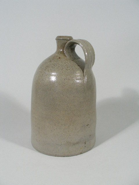 Appraisal: NC Pottery JD Craven Jug salt glazed stoneware one gallon