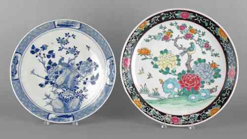 Appraisal: Two Imari porcelain chargers dia and dia