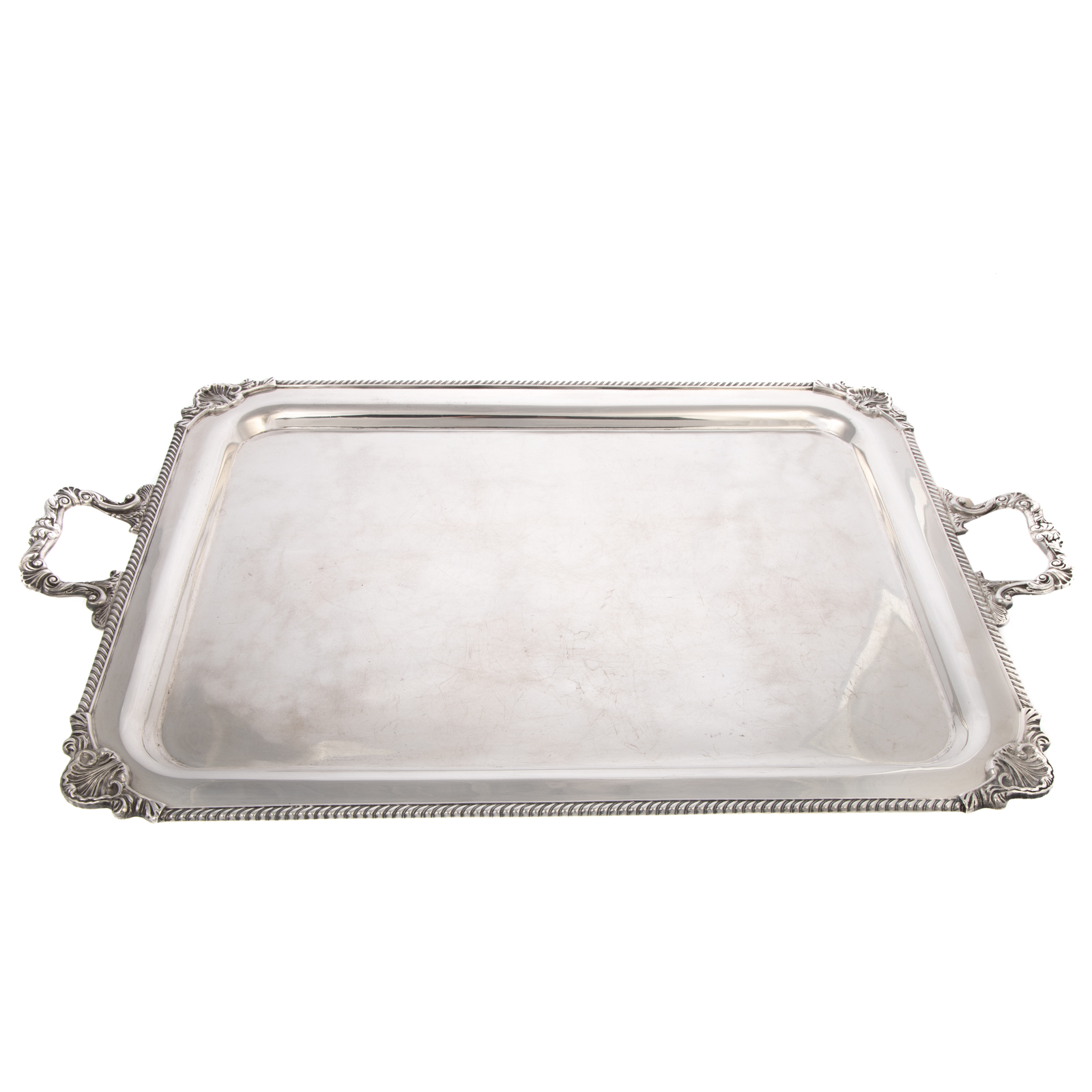 Appraisal: DURHAM SILVER CO STERLING SERVING TRAY c s- s New