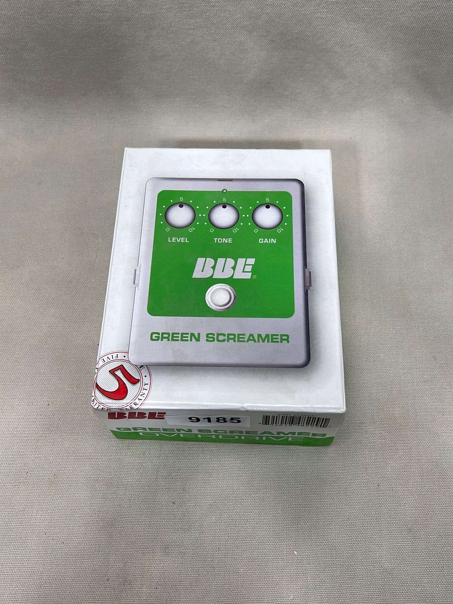 Appraisal: BBE Green Screamer Overdrive untestedBBE Green Screamer Overdrive untested All