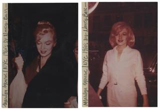 Appraisal: Three Marilyn Monroe Candid Photographs from the John Springer Collection