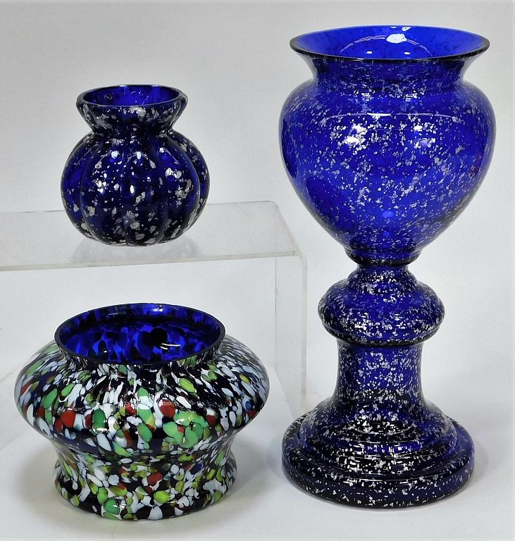 Appraisal: Kralik Bohemian Czech Art Glass Vases Bohemia Early th Century