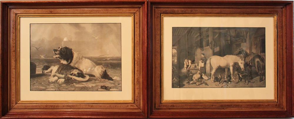 Appraisal: SIR EDWIN HENRY LANDSEER BRITISH - HE IS SAVED along