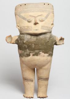 Appraisal: Tall Pre Standing Peruvian Chancay-style figure of a female nude