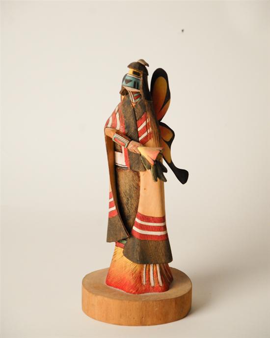 Appraisal: A Hopi Kachina Butterfly Maiden signed to the bottom Nuvati