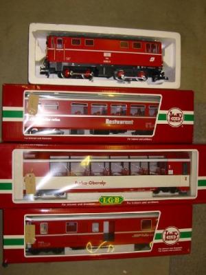 Appraisal: A Lehmann-Gross-Bahn Big Train Set comprising Diesel Unit No N