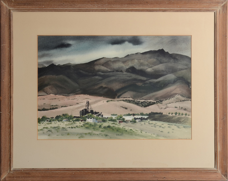 Appraisal: ADOLF DEHN - COLORADO COAL MINE AND WESTERN HORSES Two