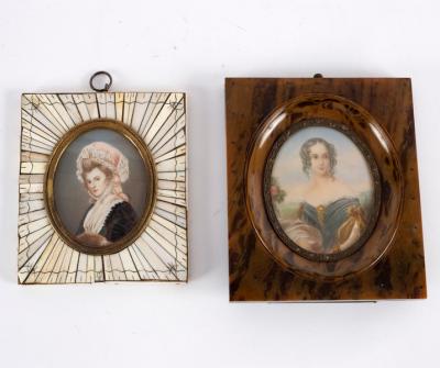 Appraisal: Early th Century French School Portrait Miniature of a Young