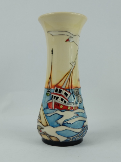 Appraisal: Moorcroft Out of Sea vase limited edition signed K Goodwin