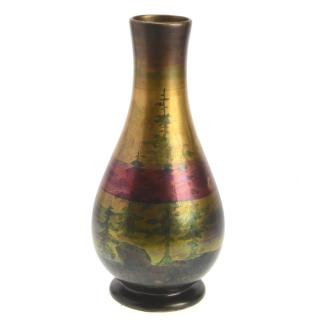 Appraisal: Weller LaSa scenic pottery vase Weller LaSa scenic pottery vase