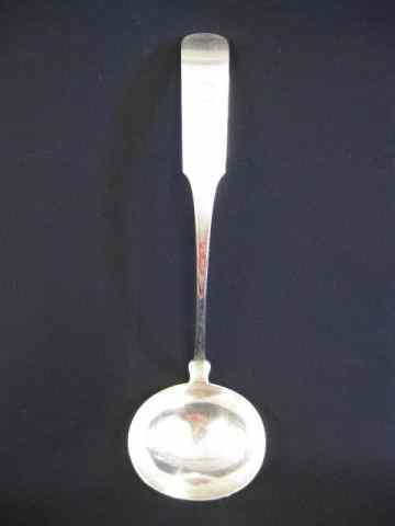 Appraisal: American Coin Silver Soup Ladle byF H Clark circa 's