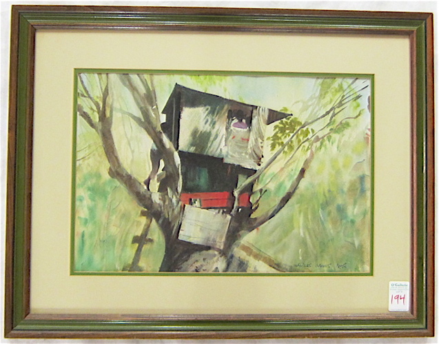 Appraisal: CHARLES HAWES WATERCOLOR ON PAPER New York West Indies -