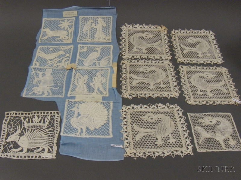 Appraisal: Group of Assorted Lace Doilies th th century including Reticella