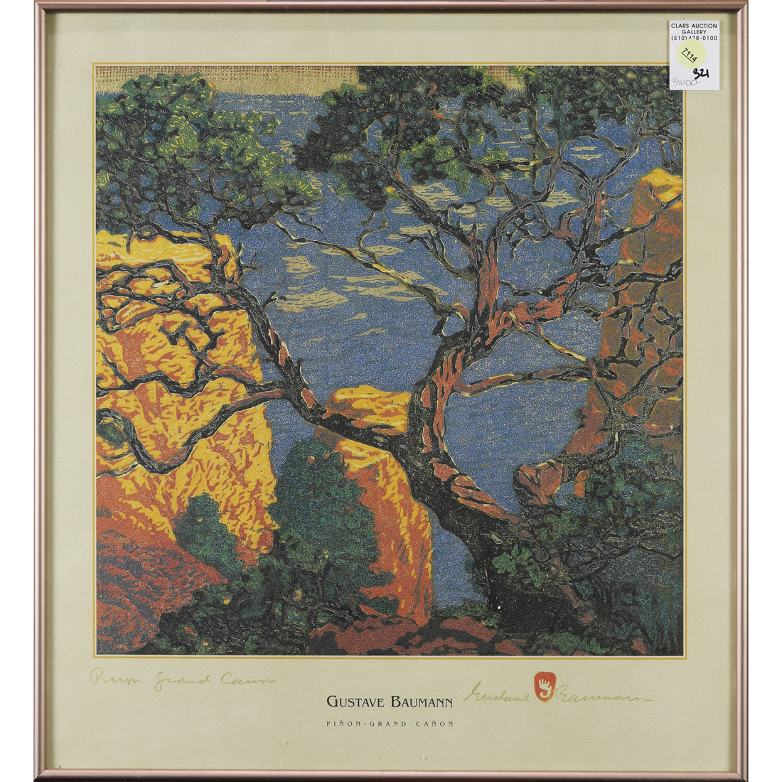 Appraisal: PRINT AFTER GUSTAVE BAUMANN After Gustave Baumann American German -