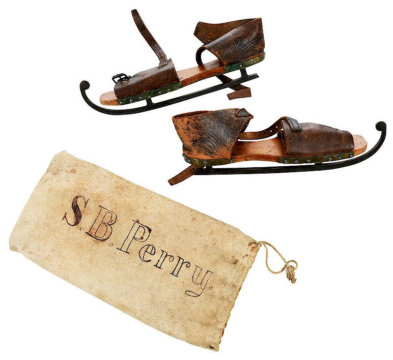 Appraisal: Pair William Morse Co Ice Skates manufactured by William Morse