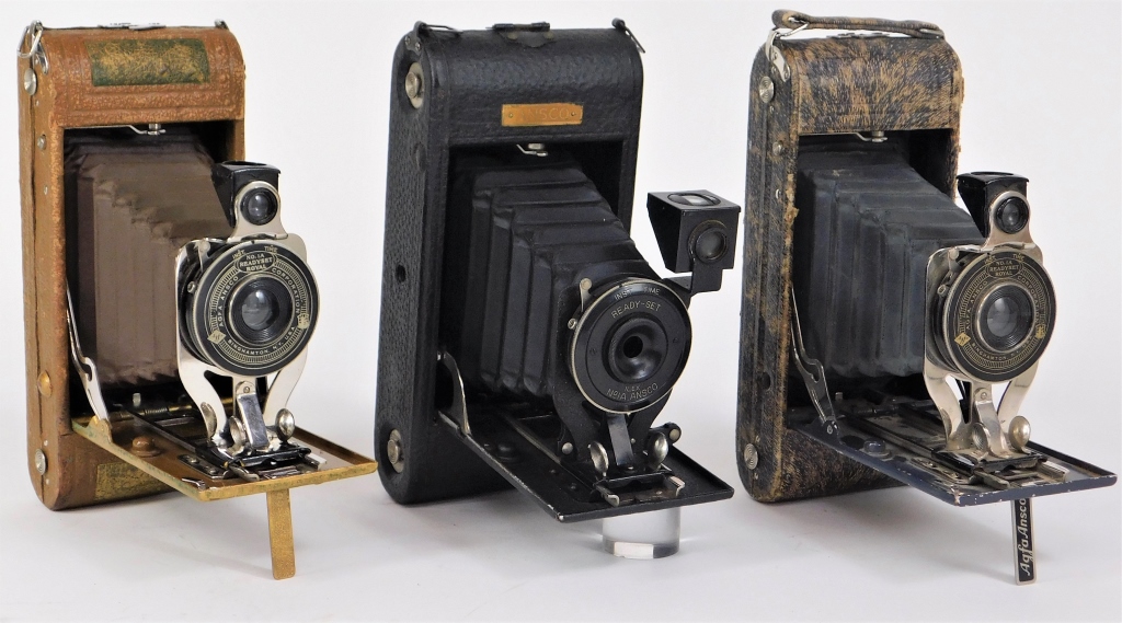 Appraisal: LOT OF AGFA ANSCO FOLDING CAMERAS Lot of Agfa Ansco