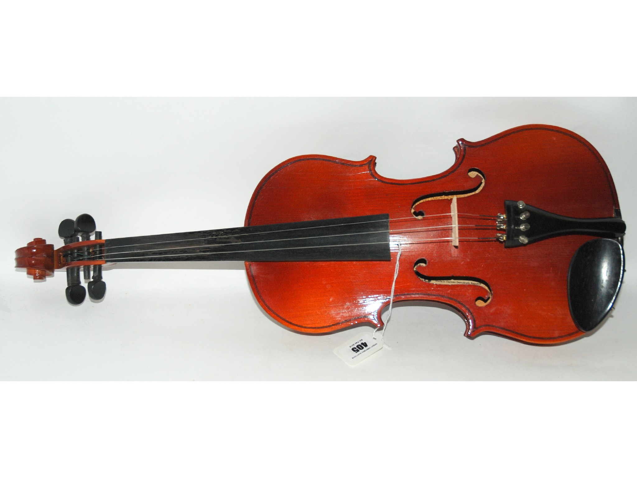 Appraisal: A violin with Musima paper label in hard case