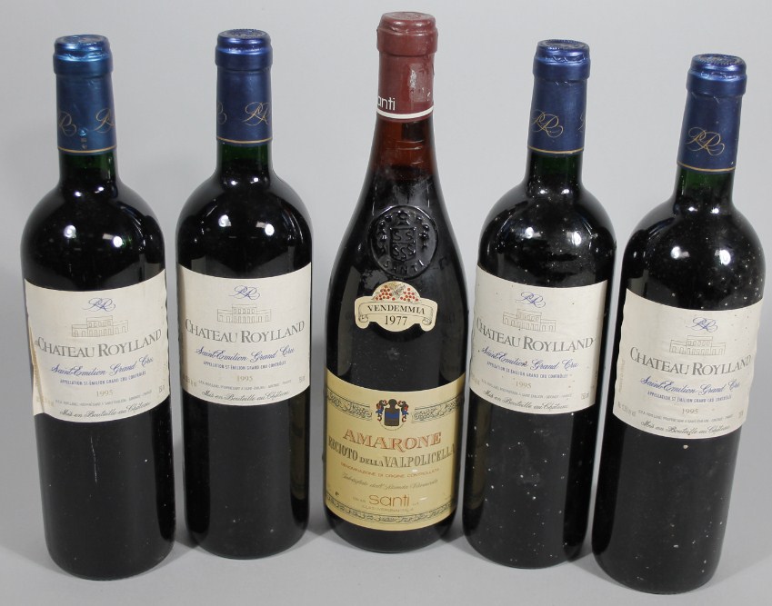 Appraisal: bottles of Chateau Royland Sint Emilion Grand Cru ml volume