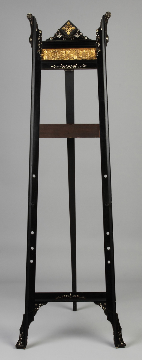 Appraisal: Ebonized Gilded Victorian Easel