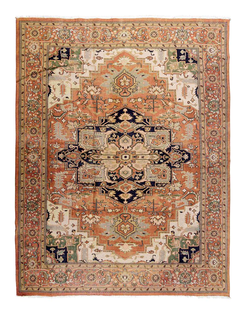 Appraisal: A Serapi Wool Rug A Serapi Wool Rug First Half