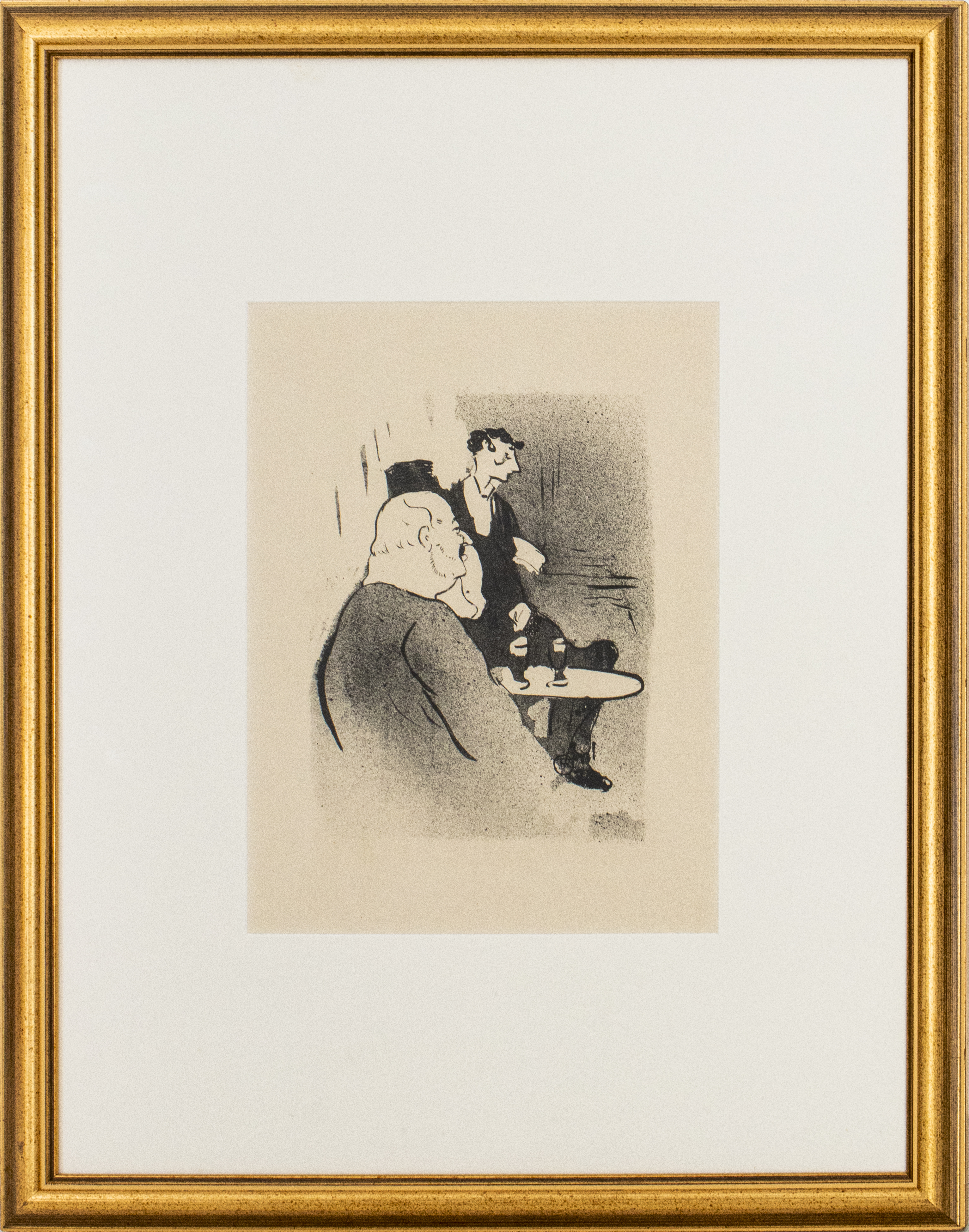 Appraisal: TOULOUSE-LAUTREC DUCARRE AUX AMBASSADEURS PRINT Henri de Toulouse-Lautrec French -