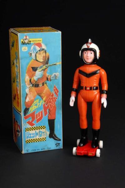 Appraisal: Mat Astronaut Toy Description Japanese Made by Yonesowa Working When