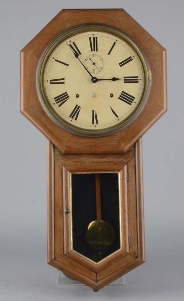 Appraisal: Restored Seth Thomas Wall Clock Restored world model school house