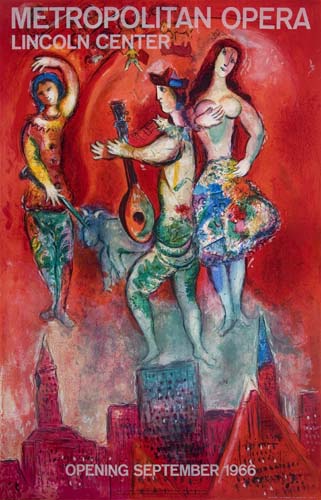 Appraisal: MARC CHAGALL after Carmen Color lithograph x mm x inches